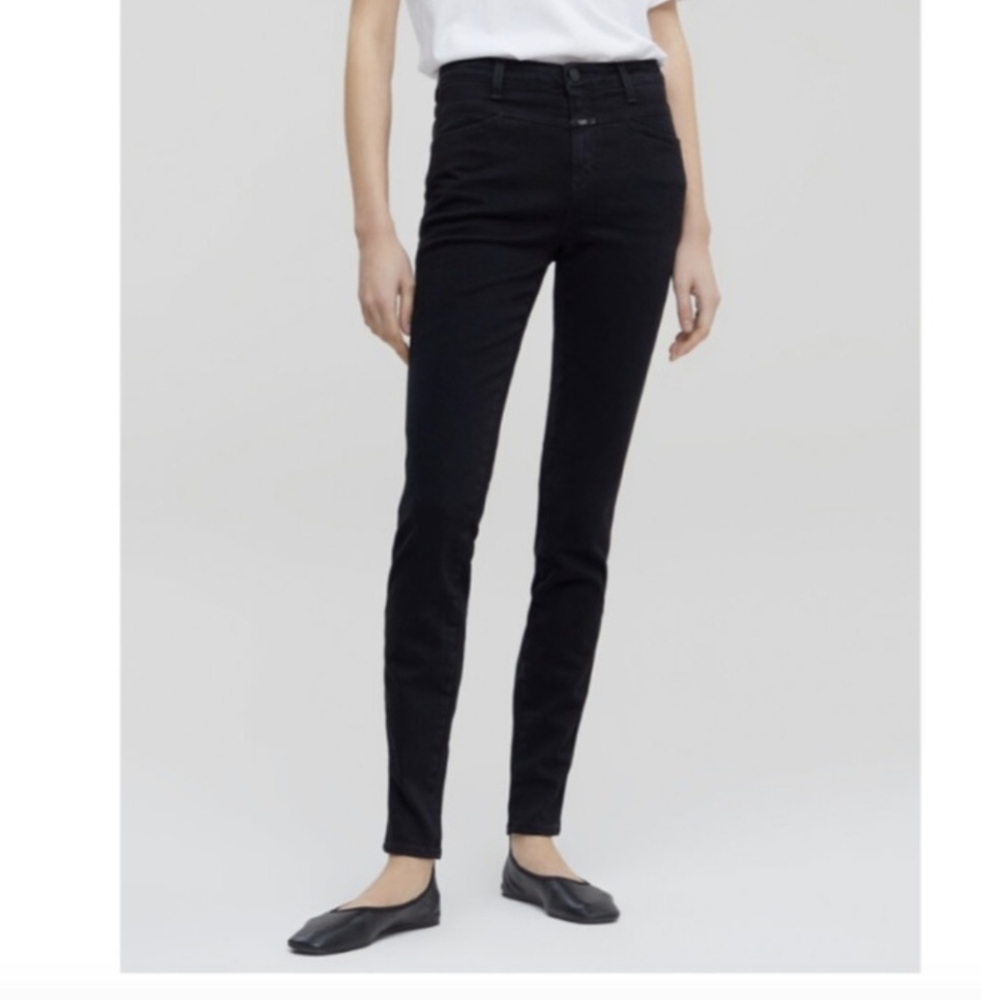 Closed Velveteen Skinny Pusher Jeans Black 29‎ – Luxe Japanese Refined Denim